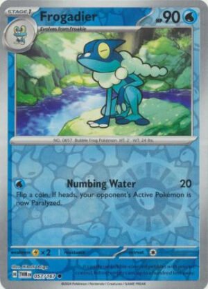 SV Twilight Masquerade 057/167 Frogadier (Reverse Holo)