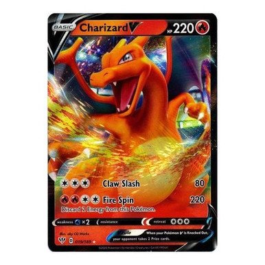 Darkness Ablaze 019/189 Charizard V (Half Art)