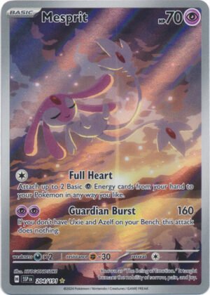SV Surging Sparks 204/191 Mesprit (Illustration Rare)