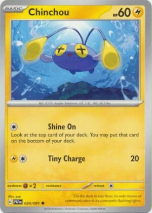 SV Paldean Fates 020/091 Chinchou
