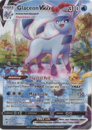 Evolving Skies 209/203 Glaceon VMAX (Alternative Art, Full Art)