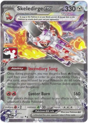 SV Paradox Rift 137/182 Skeledirge ex (Prize Pack League Promo)