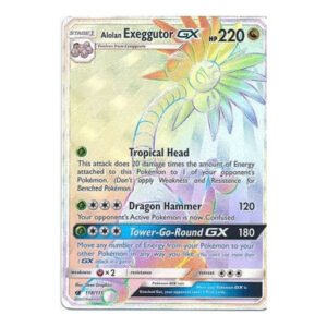 SM Crimson Invasion 118/111 Alolan Exeggutor GX (Rainbow Rare)