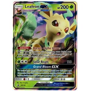 Sun & Moon Promo SM146 Leafeon GX (Half Art)