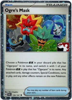 SV Twilight Masquerade 159/167 Ogre's Mask (Prize Pack League Promo Cosmo Holo)