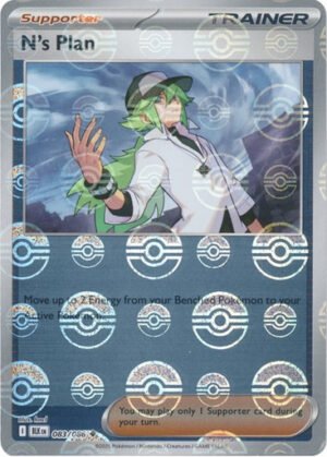 SV Black Bolt 083/086 N's Plan (POKE BALL Reverse Holo)