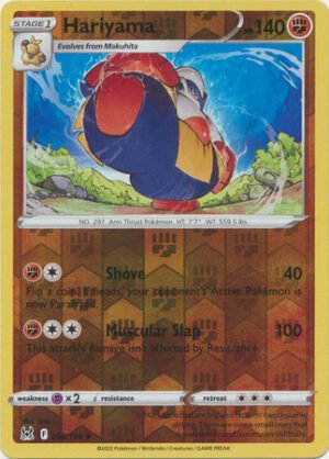 SWSH Lost Origin 098/196 Hariyama (Reverse Holo)