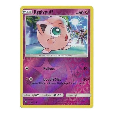 SM Crimson Invasion 071/111 Jigglypuff (Reverse Holo)