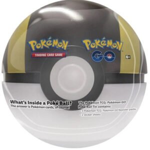 Pokemon GO - Ultra Ball Tin (Black w/ two Yellow Stripes)