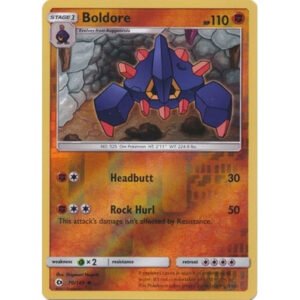 Sun and Moon (Base Set) 70/149 Boldore (Reverse Holo)