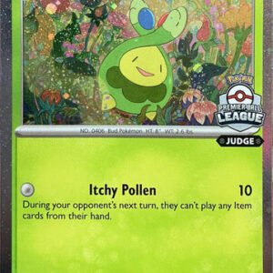 SV Prismatic Evolutions 004/131 Budew (Premier Ball League Promo JUDGE)