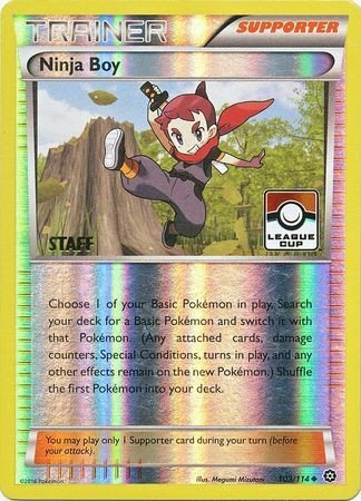XY Steam Siege 103/114 Ninja Boy (League Promo STAFF)