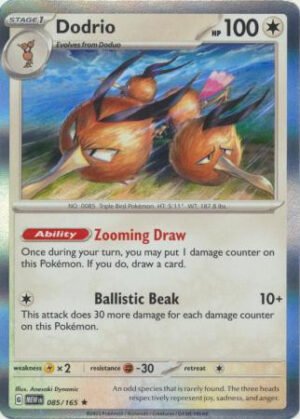 Scarlet & Violet 151 085/165 Dodrio (Holo)