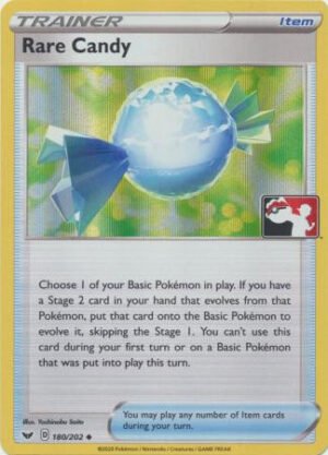 Sword & Shield (Base) 180/202 Rare Candy (Prize Pack League Promo Holo)