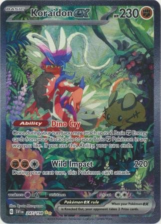 Scarlet & Violet (Base Set) 247/198 Koraidon ex (Alternative Art, Full Art)