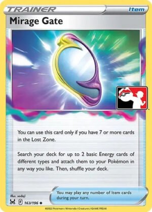 SWSH Lost Origin 163/196 Mirage Gate (Prize Pack League Promo Non-Holo)