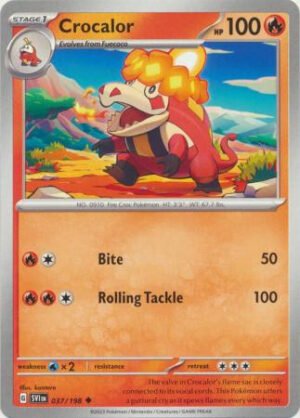 Scarlet & Violet (Base Set) 037/198 Crocalor