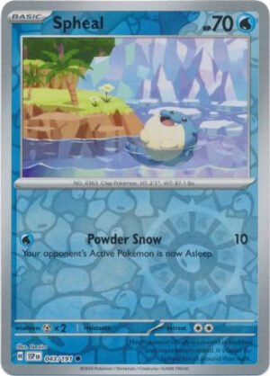 SV Surging Sparks 043/191 Spheal (Reverse Holo)
