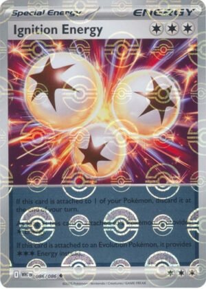 SV White Flare 086/086 Ignition Energy (POKE BALL Reverse Holo)