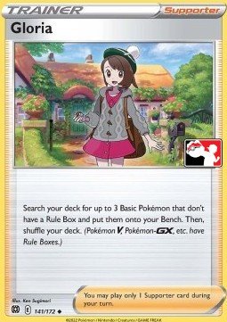 Brilliant Stars 141/172 Gloria (Prize Pack League Promo Non-Holo)