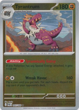 ME Perfect Order 045/088 Tyrantrum (Reverse Holo)