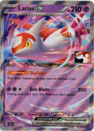 SV Surging Sparks 076/191 Latias ex (Prize Pack League Promo)