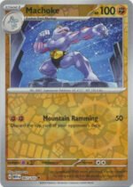 Scarlet & Violet 151 067/165 Machoke (Reverse Holo)