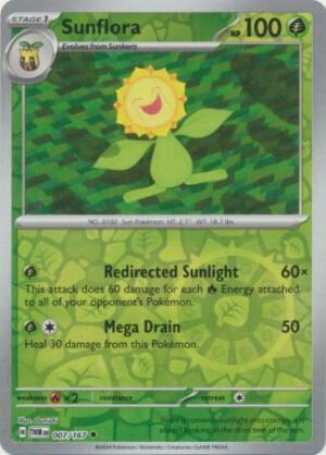 SV Twilight Masquerade 007/167 Sunflora (Reverse Holo)