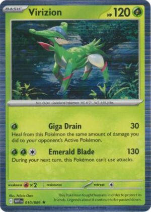 SV White Flare 010/086 Virizion (Tinsel Holo)