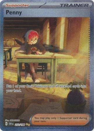Scarlet & Violet (Base Set) 252/198 Penny (Alternative Art, Full Art)