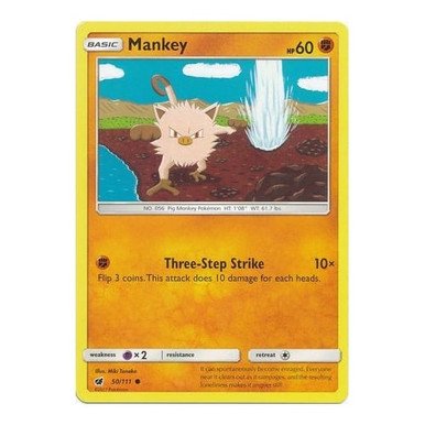 SM Crimson Invasion 050/111 Mankey