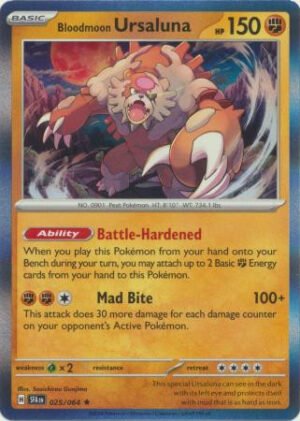 SV Shrouded Fable 025/064 Bloodmoon Ursaluna (Holo)