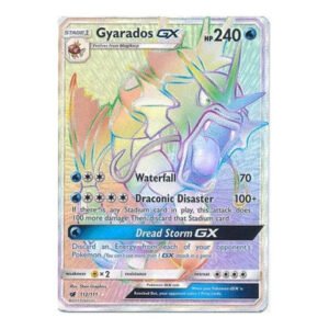 SM Crimson Invasion 112/111 Gyarados GX (Rainbow Rare)