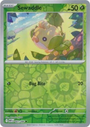 SV White Flare 001/086 Sewaddle (Reverse Holo)