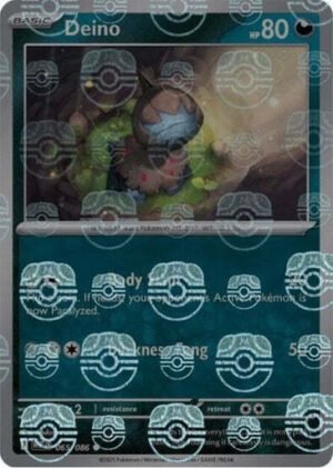 SV White Flare 065/086 Deino (MASTER BALL Reverse Holo)